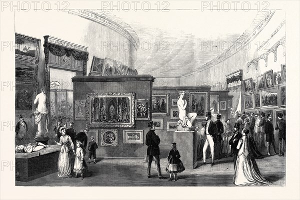 THE BRITISH PICTURE GALLERY IN THE LATE PARIS INTERNATIONAL EXHIBITION, FRANCE, 1867