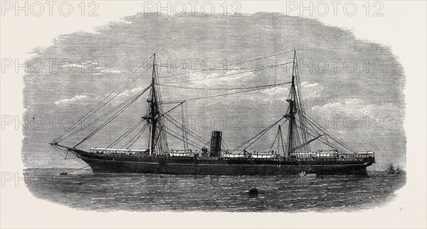 THE RHONE, ONE OF THE VESSELS LOST IN THE LATE HURRICANE IN THE WEST INDIES, 1867