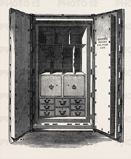 THE INTERNATIONAL EXHIBITION: CHUBBS' SAFE, 1862