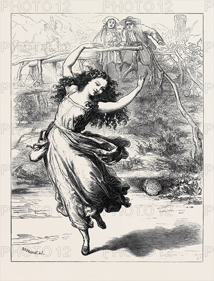 SCENE FROM "FANCHETTE," AT THE LYCEUM THEATRE: THE SHADOW DANCE, 1871