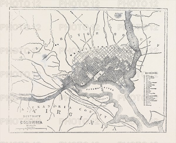 MAP OF DISTRICT OF COLUMBIA