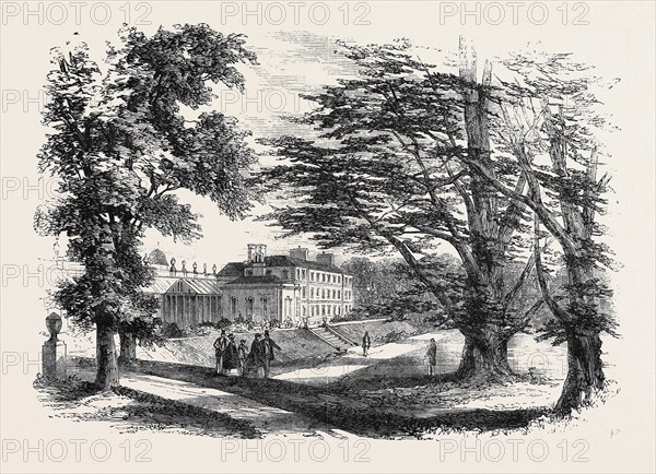 WORKSOP MANOR, THE RESIDENCE OF LORD FOLEY, VISITED BY HIS ROYAL HIGHNESS YESTERDAY WEEK, VISIT OF THE PRINCE OF WALES TO CLUMBER, OCTOBER 26, 1861