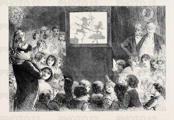 THE SHADOW DANCE, DRAWN BY H.K. BROWNE