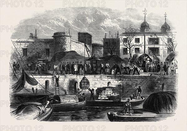 SHIPPING MUNITIONS OF WAR AT THE TOWER FOR CANADA, DECEMBER 28, 1861