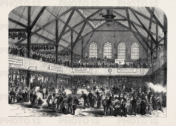 THE PEOPLE'S MARKET, WHITECHAPEL, LONDON, 1868