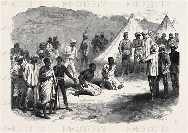 THE WAR IN ABYSSINIA: TRIAL OF TWO NATIVES FOR STEALING COMMISSARIAT STORES, 1868