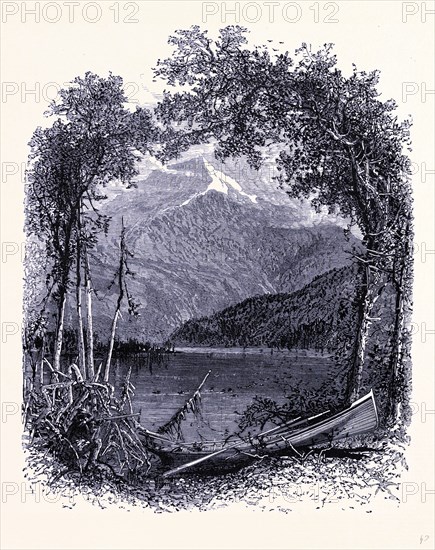 Whiteface seen from Lake Placid, United States of America