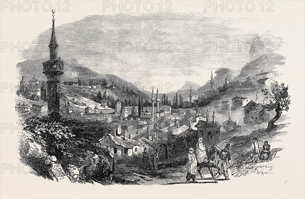 TOWN OF BAGTCHESERAI, ONE OF THE CAPITALS OF THE CRIMEA, AND HEADQUARTERS OF THE RUSSIANS