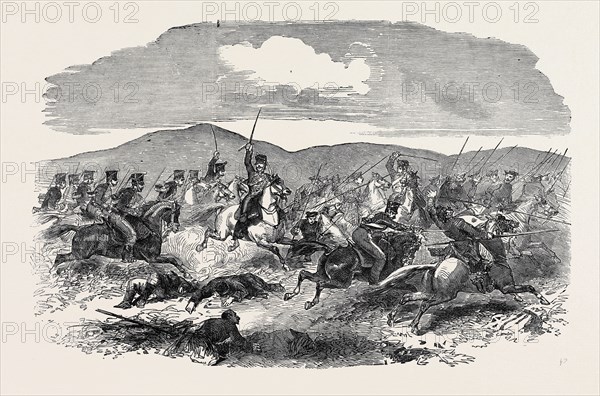 CONFLICT BETWEEN THE 10TH HUSSARS AND COSSACKS, AT KERTCH