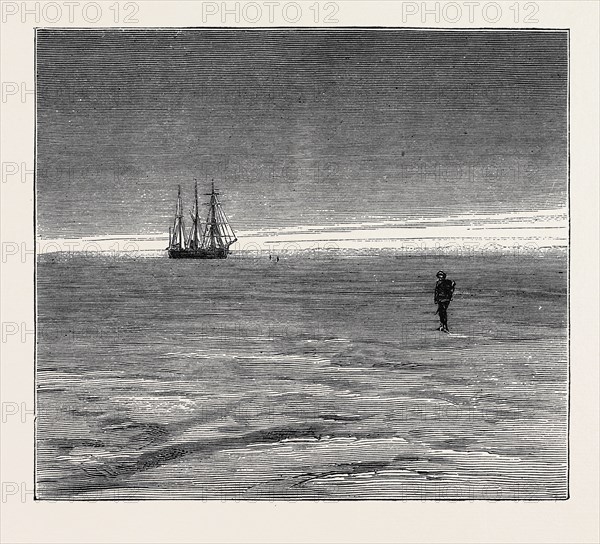 THE AUSTRIAN POLAR EXPEDITION: THE "TEGETHOFF" ENCLOSED IN THE ICE