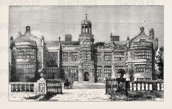 INGESTRE HALL, STAFFORDSHIRE, SEAT OF THE EARL OF SHREWSBURY, DESTROYED BY FIRE, OCTOBER 12