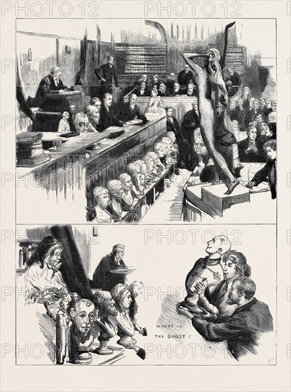 BELT versus LAWES, THE SCULPTORS' LIBEL CASE: NOTES IN COURT: 1. Silent Witnesses but Speaking Likenesses; 2. Hypatia Refusing to Kiss the Book; 3. Her Very Image; 4. Mr. Belt Assisted by Mr. Schotz and a Ghost!