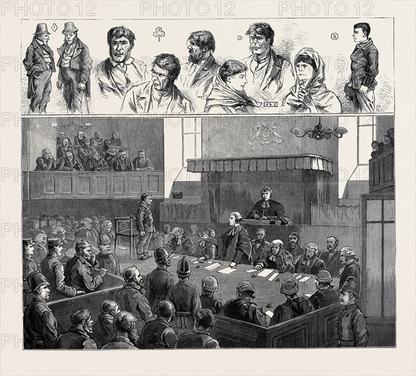 THE MAAMTRASNA MASSACRE: 1. Eye Witnesses; 2, 3, 4. Murderers Condemned; 5. Murderer Turned Approver; 6, 7. Female Witnesses; 8. The Boy Joyce