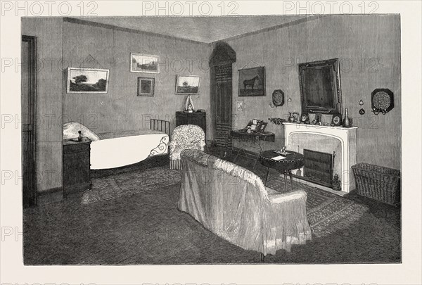 THE LATE DUKE OF ALBANY: THE BEDROOM IN WHICH THE DUKE DIED, VILLA NEVADA, CANNES