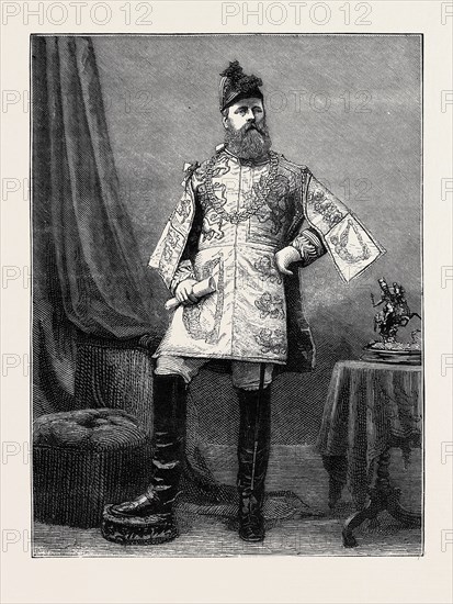 MAJOR OSMOND BARNES (TENTH BENGAL CAVALRY), GARTER KING-AT-ARMS DURING THE RECENT IMPERIAL ASSEMBLAGE AT DELHI