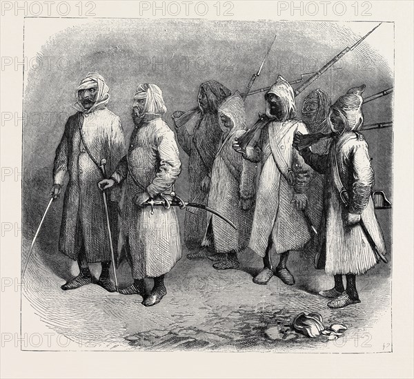 THE NIGHT PATROL AT CAIRO, EGYPT, 1870