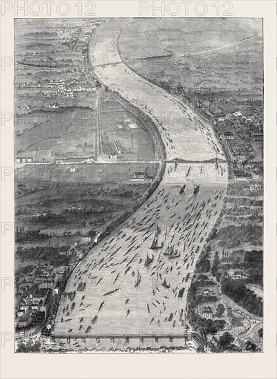 THE OXFORD AND CAMBRIDGE BOAT RACE, 1870