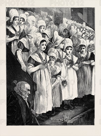 THE ANNIVERSARY FESTIVAL OF CHARITY CHILDREN IN ST. PAUL'S, LONDON, 1870