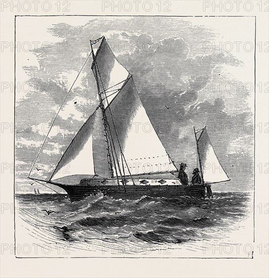 THE "CITY OF RAGUSA", A VESSEL ON ITS WAY FROM GREAT BRITAIN TO NEW YORK ACROSS THE ATLANTIC, 1870