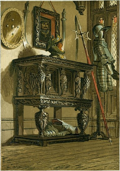 ELIZABETHAN SIDEBOARD OR COURT CUPBOARD