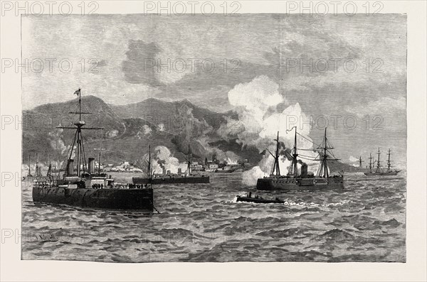 THE CIVIL WAR IN CHILE: BOMBARDMENT OF IQUIQUE.
