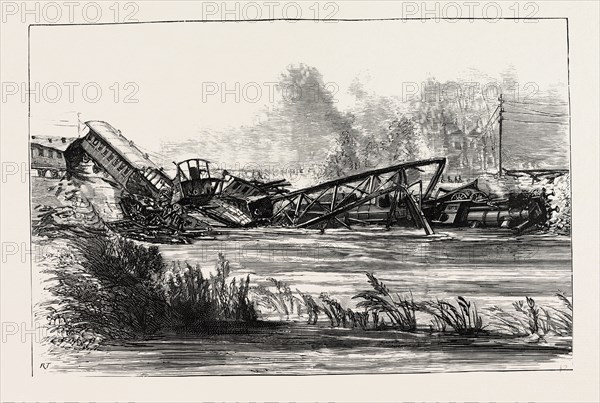THE RAILWAY DISASTER AT M̉ۓNCHENSTEIN, NEAR B̉ۚLE, SWITZERLAND