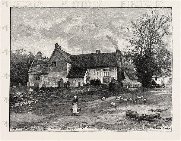 DEEPDALE CHURCH AND OLD GUEST HOUSE, FROM THE NORTH.