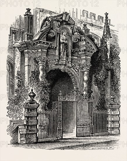 PORCH OF ST. MARY'S, OXFORD, UK