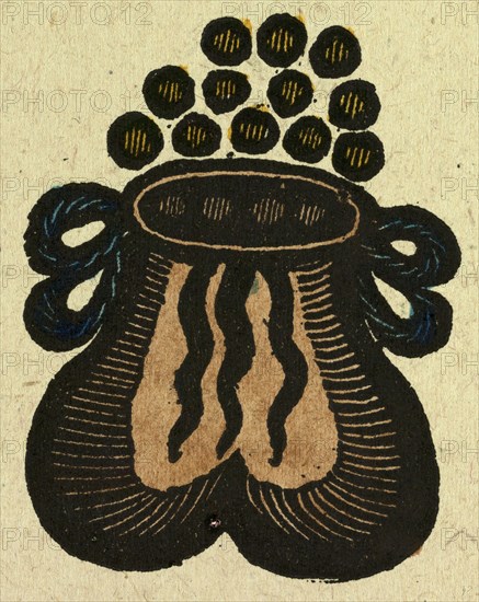 illustration of English tales, folk tales, and ballads. A purse