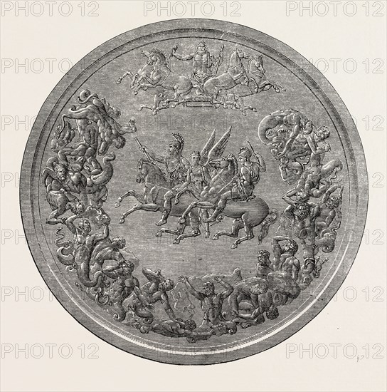 PISTRUCCI'S GREAT WATERLOO MEDAL: REVERSE