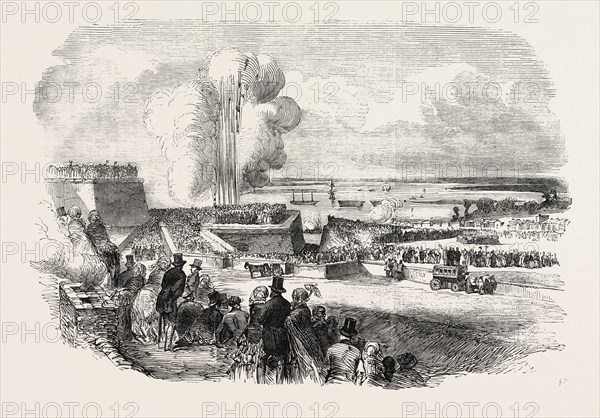 SIEGE OPERATIONS AT CHATHAM: SPRINGING A MINE, 1854