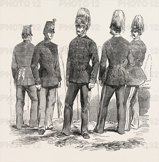 THE NEW UNIFORMS FOR THE LIGHT INFANTRY AND CAVALRY, 1854