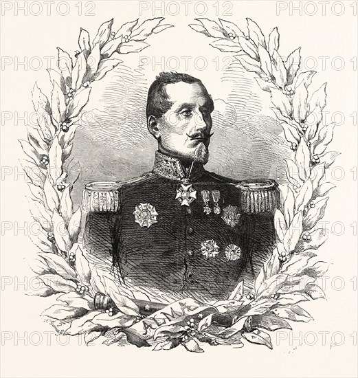 THE LATE MARSHAL ST. ARNAUD, COMMANDER-IN-CHIEF OF THE ALLIED ARMIES, 1854