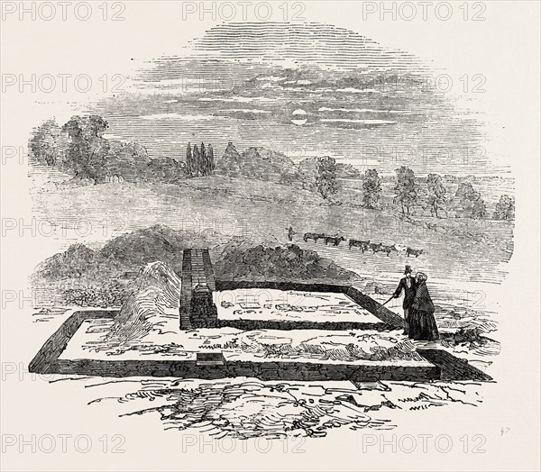 ROMAN REMAINS DISCOVERED AT KESTON, 1854