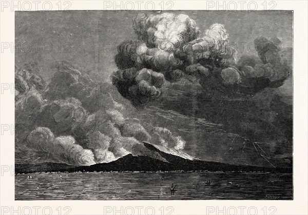ERUPTION OF MOUNT VESUVIUS IN 1872
