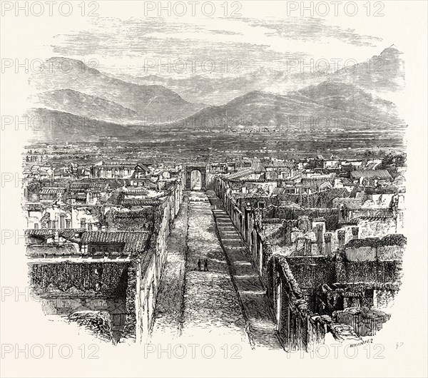 GENERAL VIEW OF POMPEII