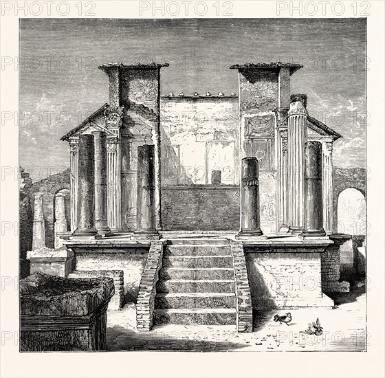 THE TEMPLE OF ISIS, POMPEII