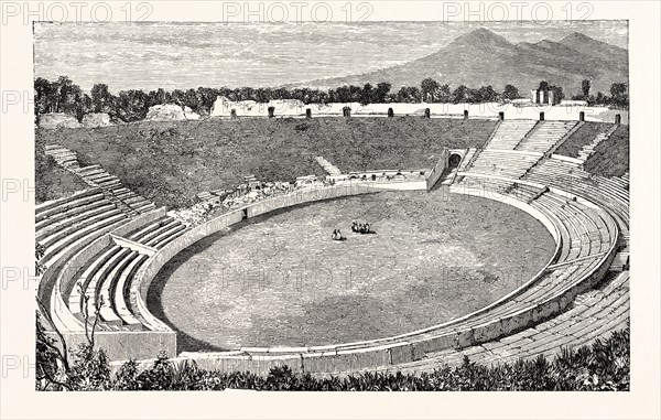 THE AMPHITHEATRE, POMPEII