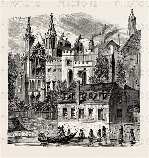 RIVER FRONT OF THE OLD HOUSE OF PEERS.