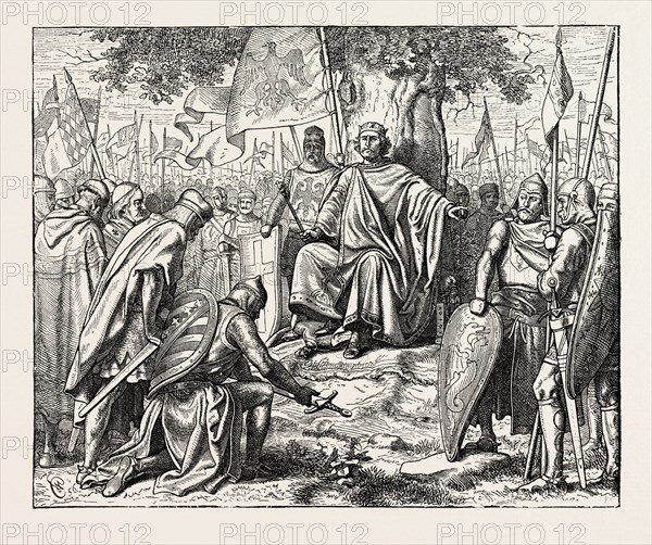 HENRY I. RECEIVING THE HOMAGE OF VASSAL CHIEFS.