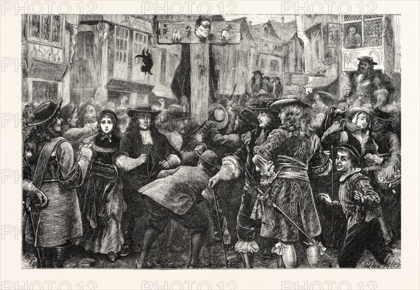 TITUS OATES IN THE PILLORY, LONDON