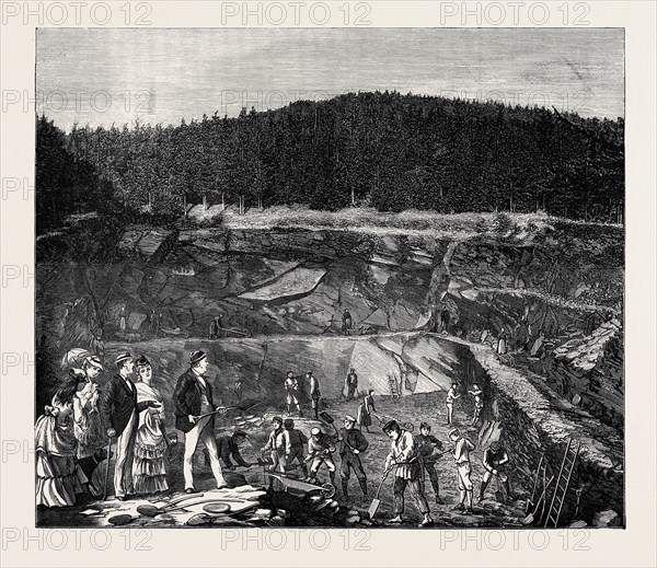 IN THE HARZ MOUNTAINS: SLATE WORKING, THE FIRST INTRODUCTION OF BRITISH SPADES AT THE FRANKENBERG QUARRY