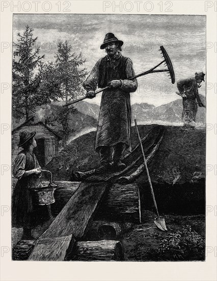 CHARCOAL BURNERS IN THE ALPS