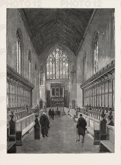 THE NEW CHAPEL, QUEEN'S COLLEGE, CAMBRIDGE: The entire cost of which has been defrayed by the subscriptions of Members of the College and their connections