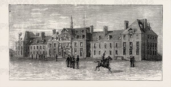 THE NEW MARLBOROUGH BARRACKS, DUBLIN, Where Prince George of Wales was staying at the time when he is considered to have contracted the Typhoid Fever