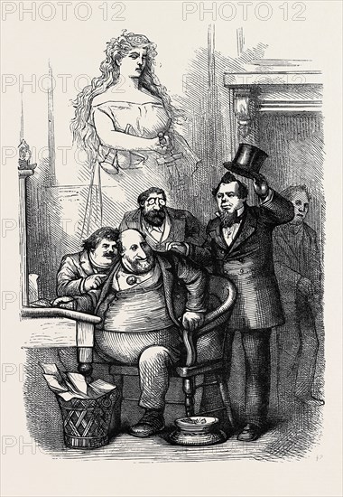 THE NEW YORK TAMMANY FRAUDS: THE ARREST OF "BOSS" TWEED, ANOTHER GOOD JOKE; THE SHADOW OF JUSTICE: "I'LL MAKE SOME OF YOU CRY YET"