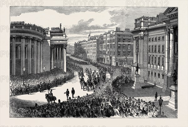 LORD MAYO'S FUNERAL: A SKETCH NEAR THE BANK OF IRELAND