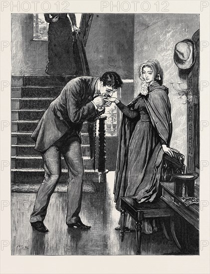 MARION FAY: A NOVEL, BY ANTHONY TROLLOPE: "You will give me your hand, Marion." She gave it to him, and he covered it with kisses.