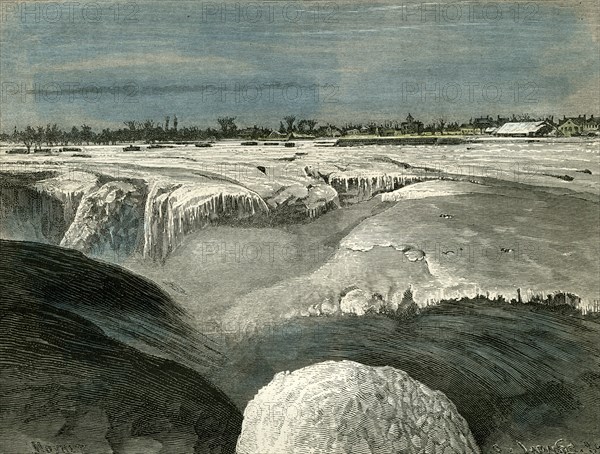 La Chaudiere in Winter, Canada, 1873