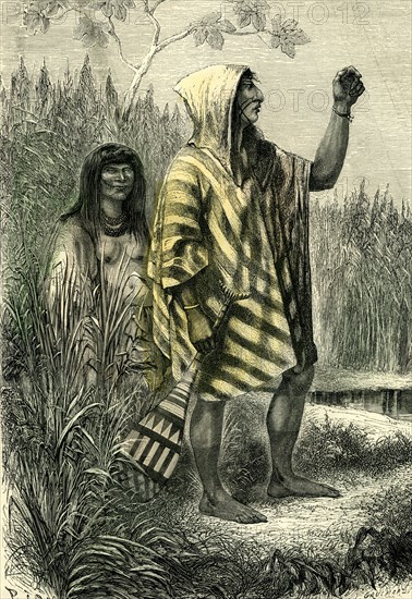 Chontaquiros Indians, 1869, Peru